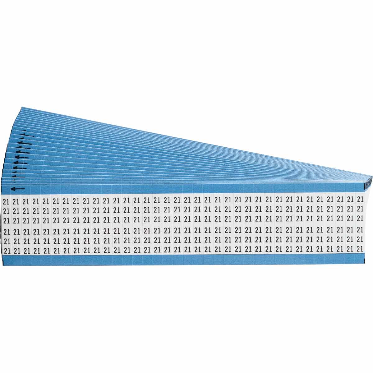 WM-21-PK Wire Marker 1.5in H x 0.25in W, 21