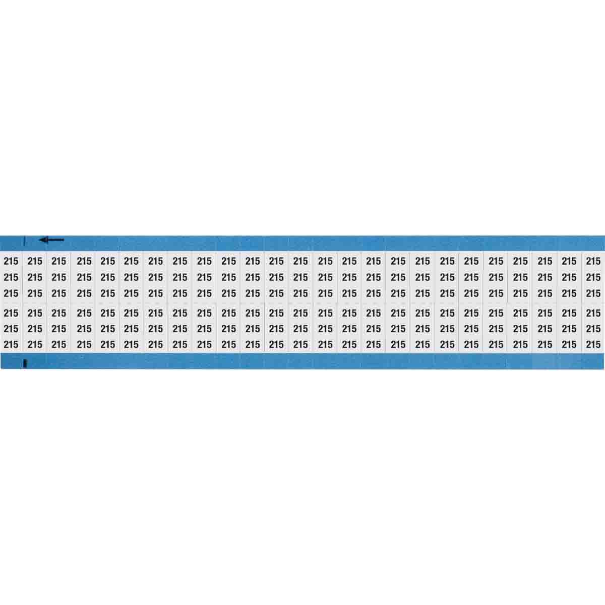 WM-215-SC-PK Wire Marker 0.75in H x 0.36in W, 215