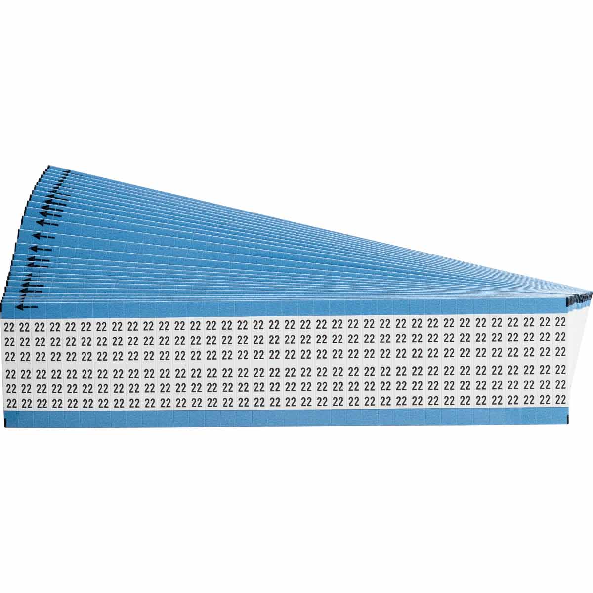 WM-22-PK Wire Marker 1.5in H x 0.25in W, 22