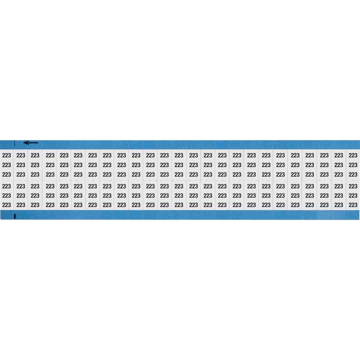 WM-223-SC-PK Wire Marker 0.75in H x 0.36in W, 223