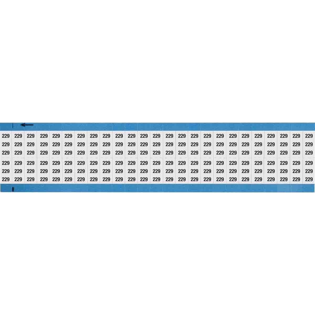 WM-229-SC-PK Wire Marker 0.75in H x 0.36in W, 229