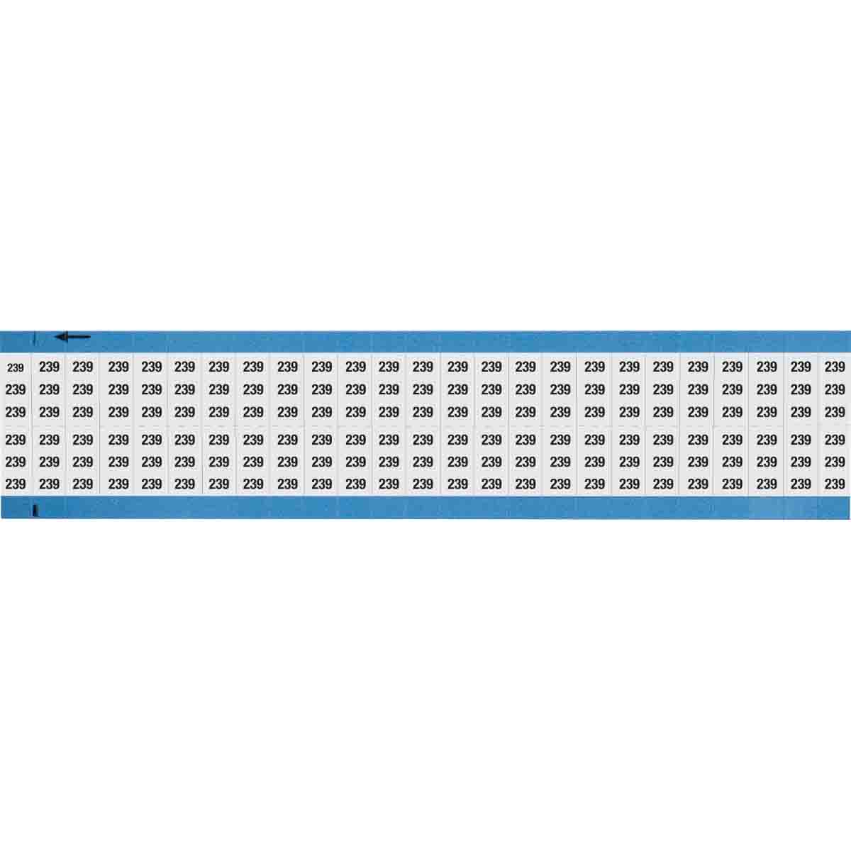 WM-239-SC-PK Wire Marker 0.75in H x 0.36in W, 239