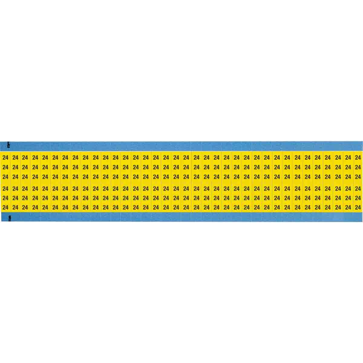 WM-24-YL-SC-PK Wire Marker 0.75in H x 0.25in W, 24