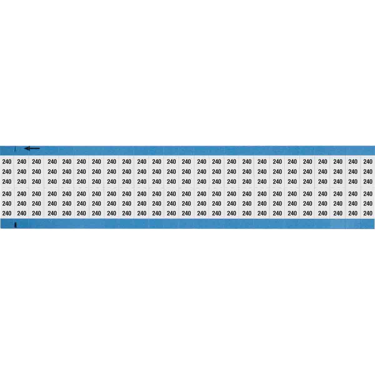 WM-240-SC-PK Wire Marker 0.75in H x 0.36in W, 240