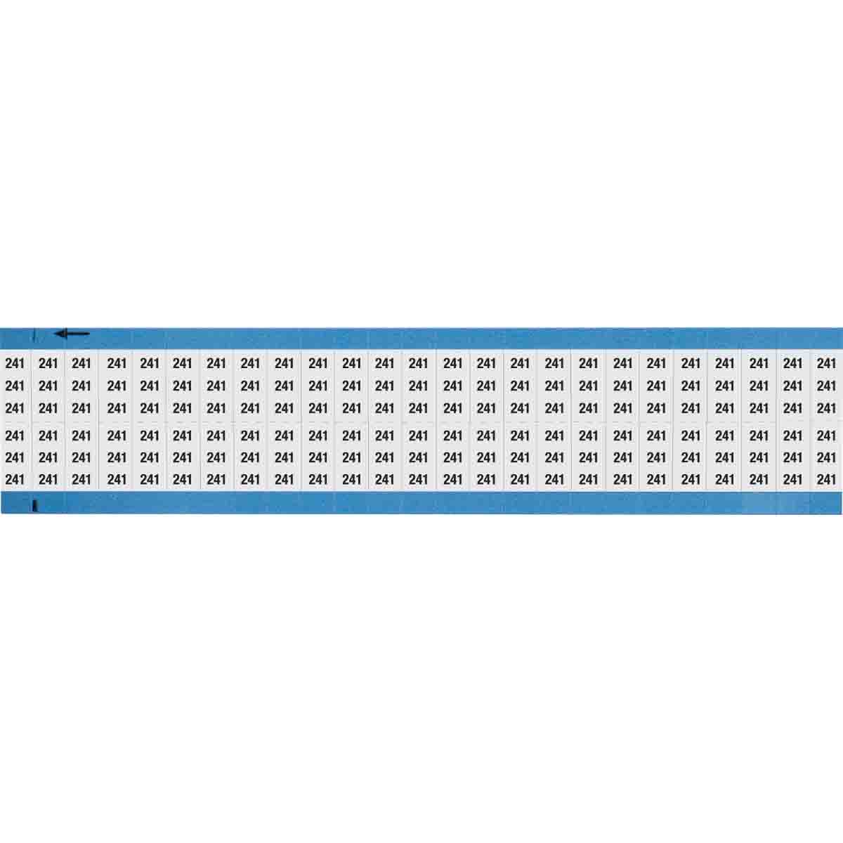 WM-241-SC-PK Wire Marker 0.75in H x 0.36in W, 241