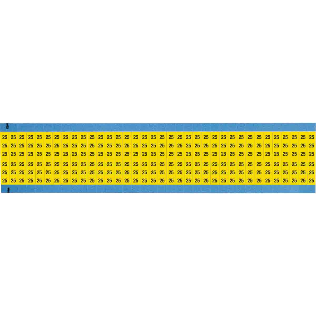 WM-25-YL-SC-PK Wire Marker 0.75in H x 0.25in W, 25