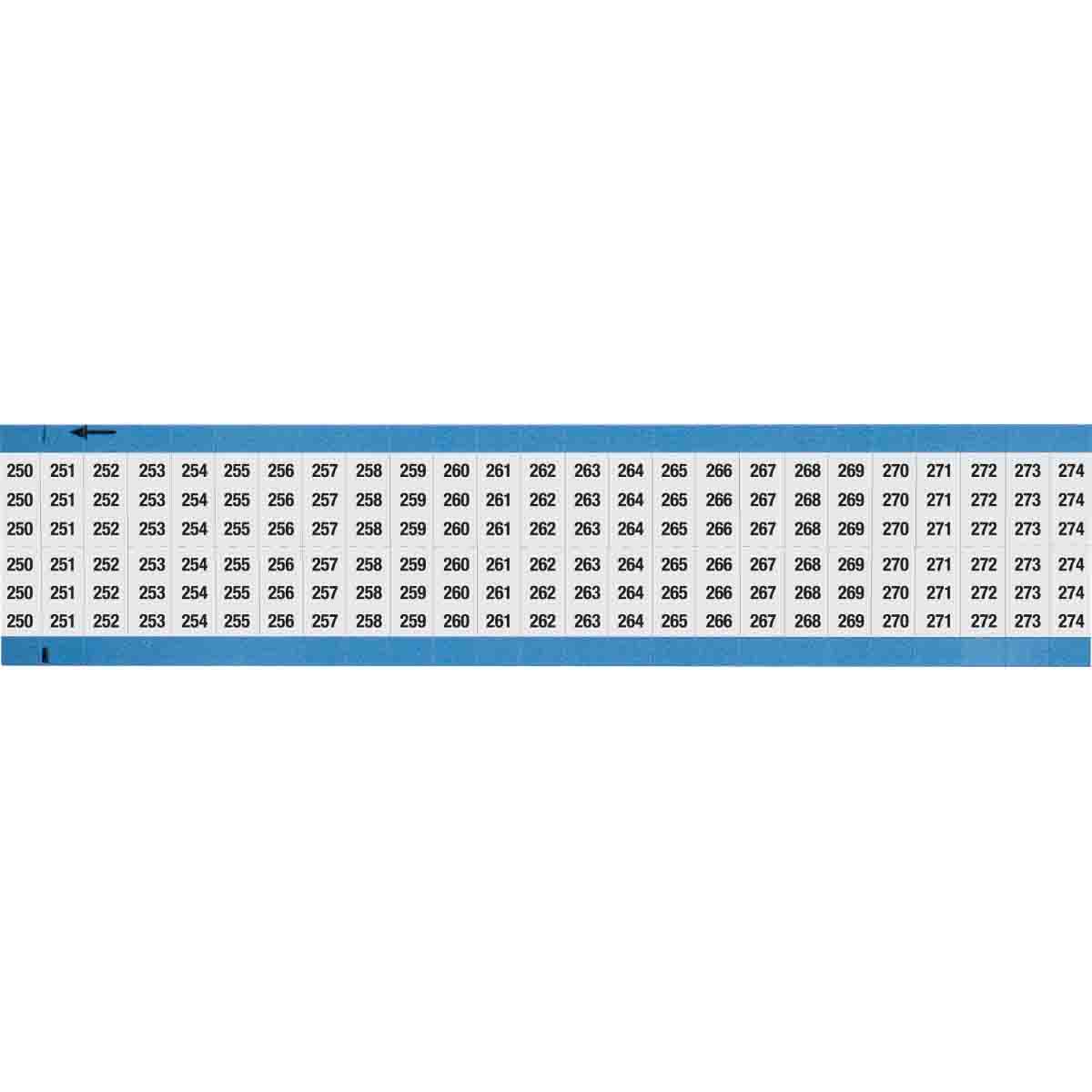WM-250-274-SC-PK Wire Marker 0.75in H x 0.36in W, 250-274