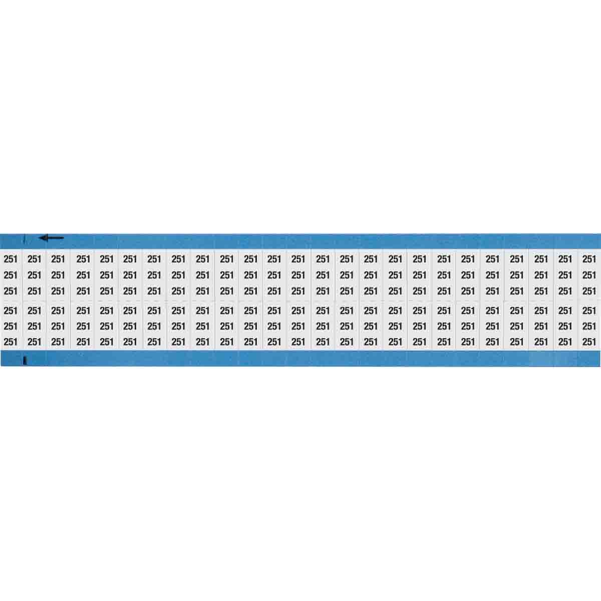 WM-251-SC-PK Wire Marker 0.75in H x 0.36in W, 251