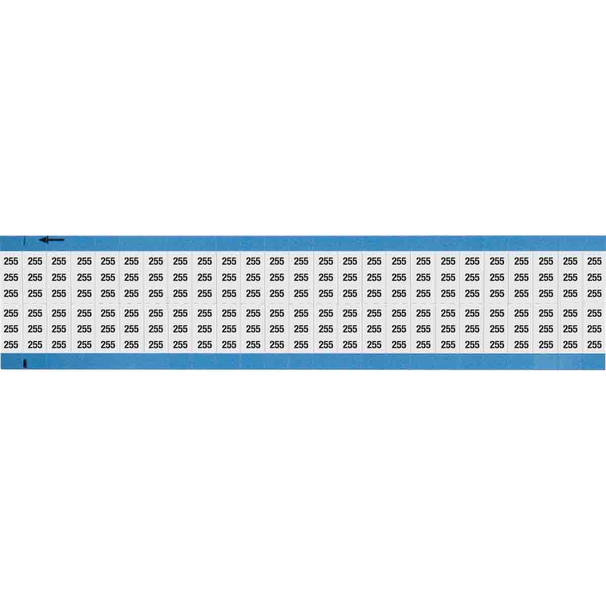WM-255-SC-PK Wire Marker 0.75in H x 0.36in W, 255