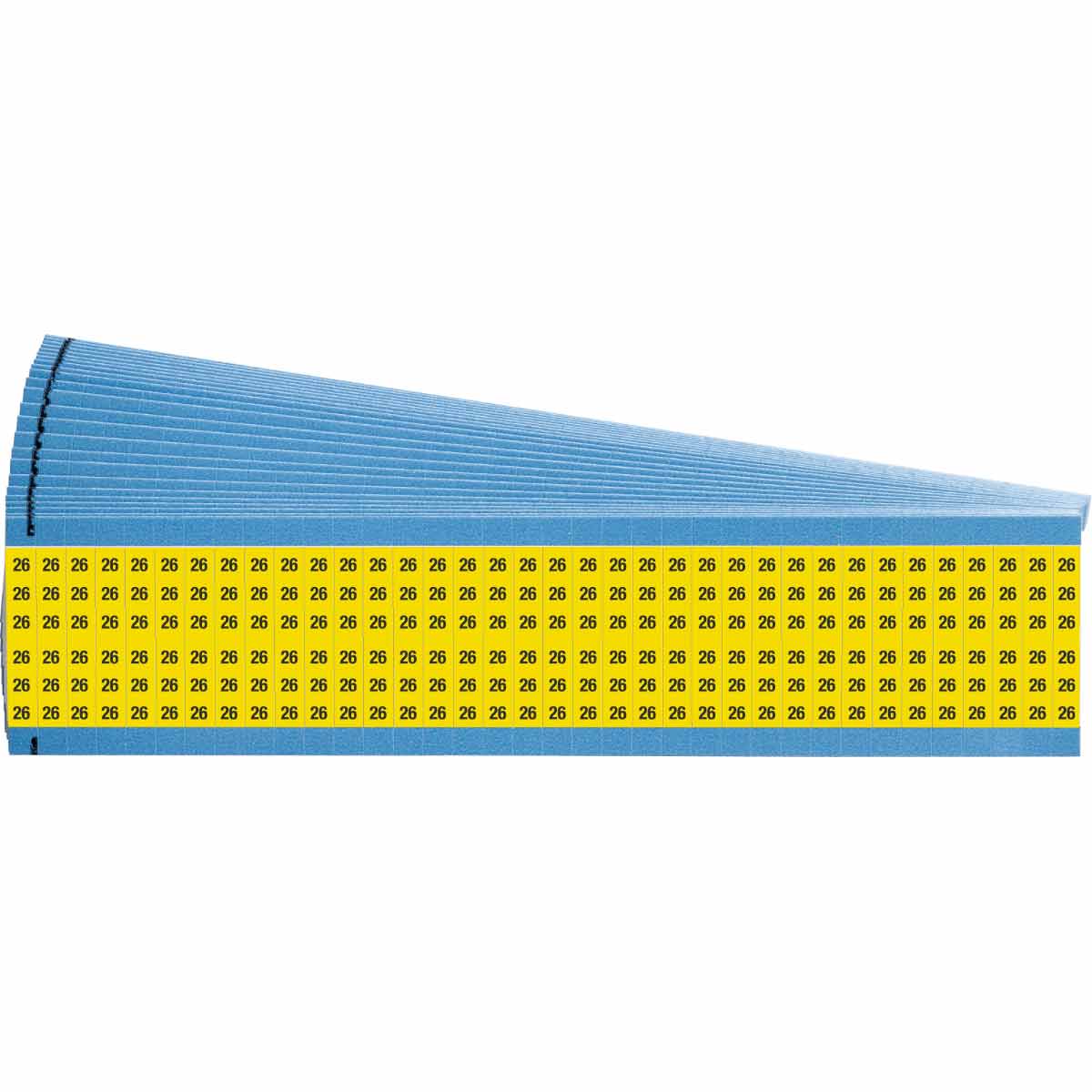 WM-26-YL-PK Wire Marker 1.5in H x 0.25in W, 26