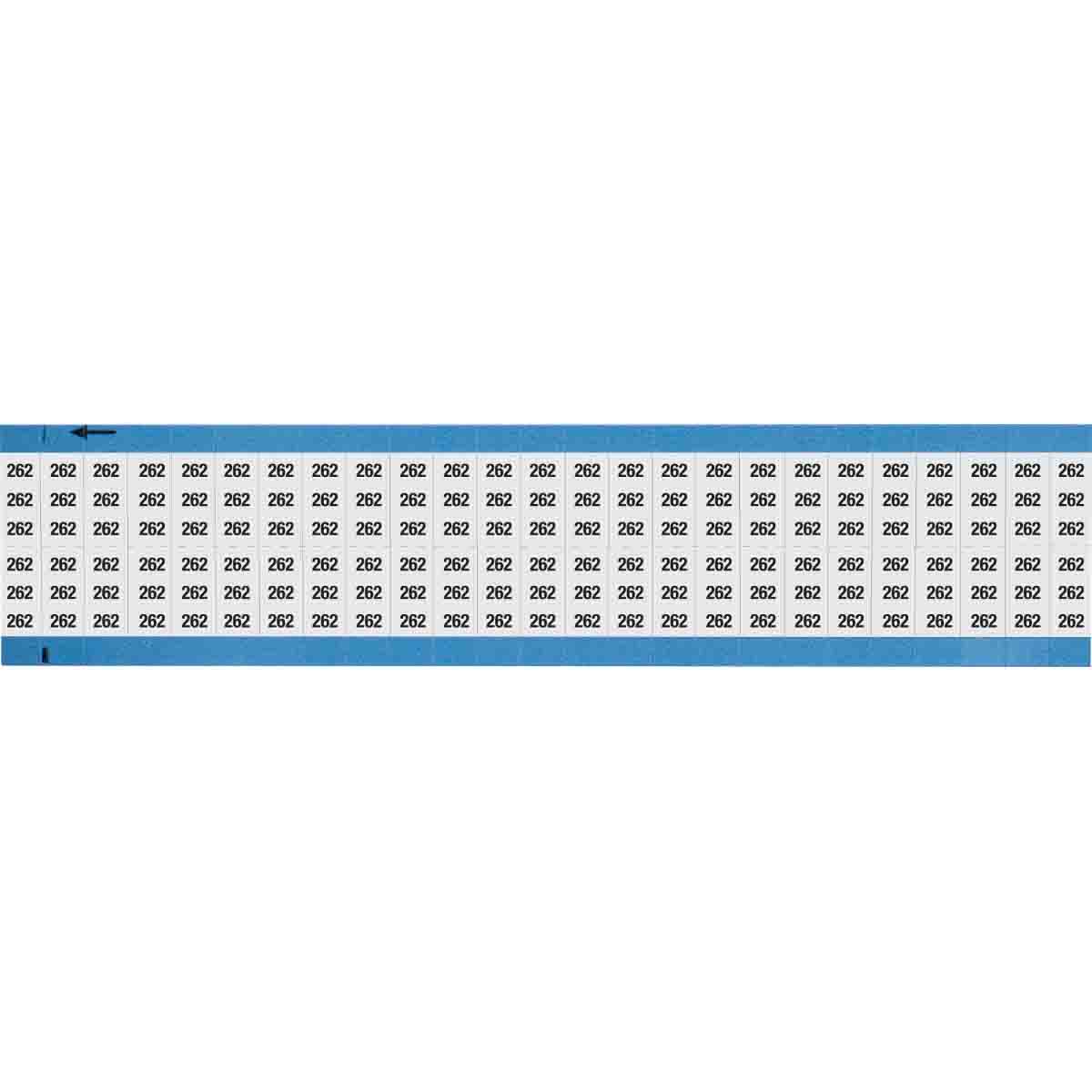 WM-262-SC-PK Wire Marker 0.75in H x 0.36in W, 262