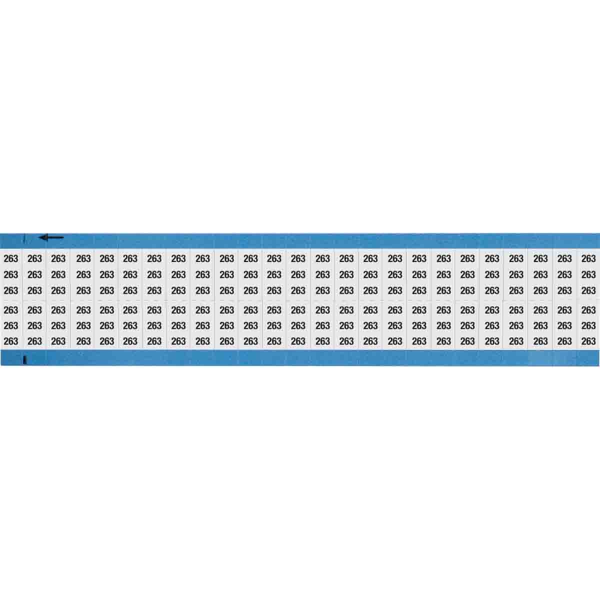 WM-263-SC-PK Wire Marker 0.75in H x 0.36in W, 263