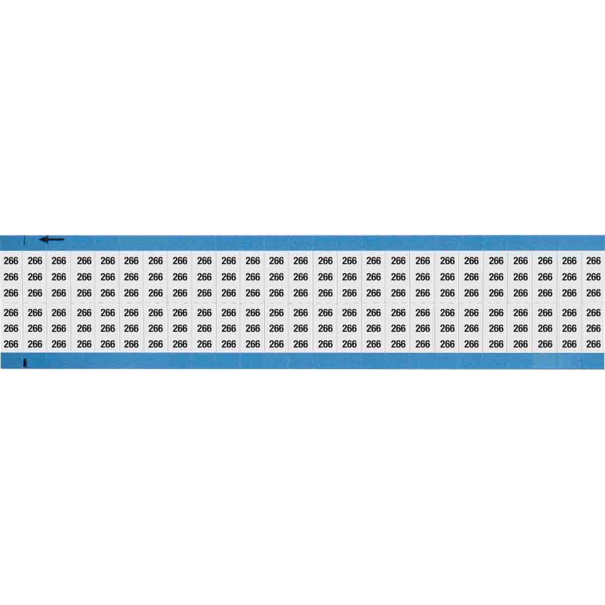 WM-266-SC-PK Wire Marker 0.75in H x 0.36in W, 266