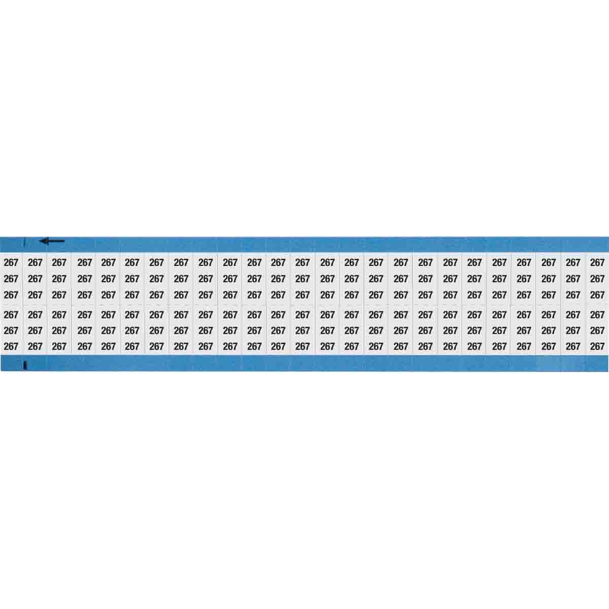 WM-267-SC-PK Wire Marker 0.75in H x 0.36in W, 267