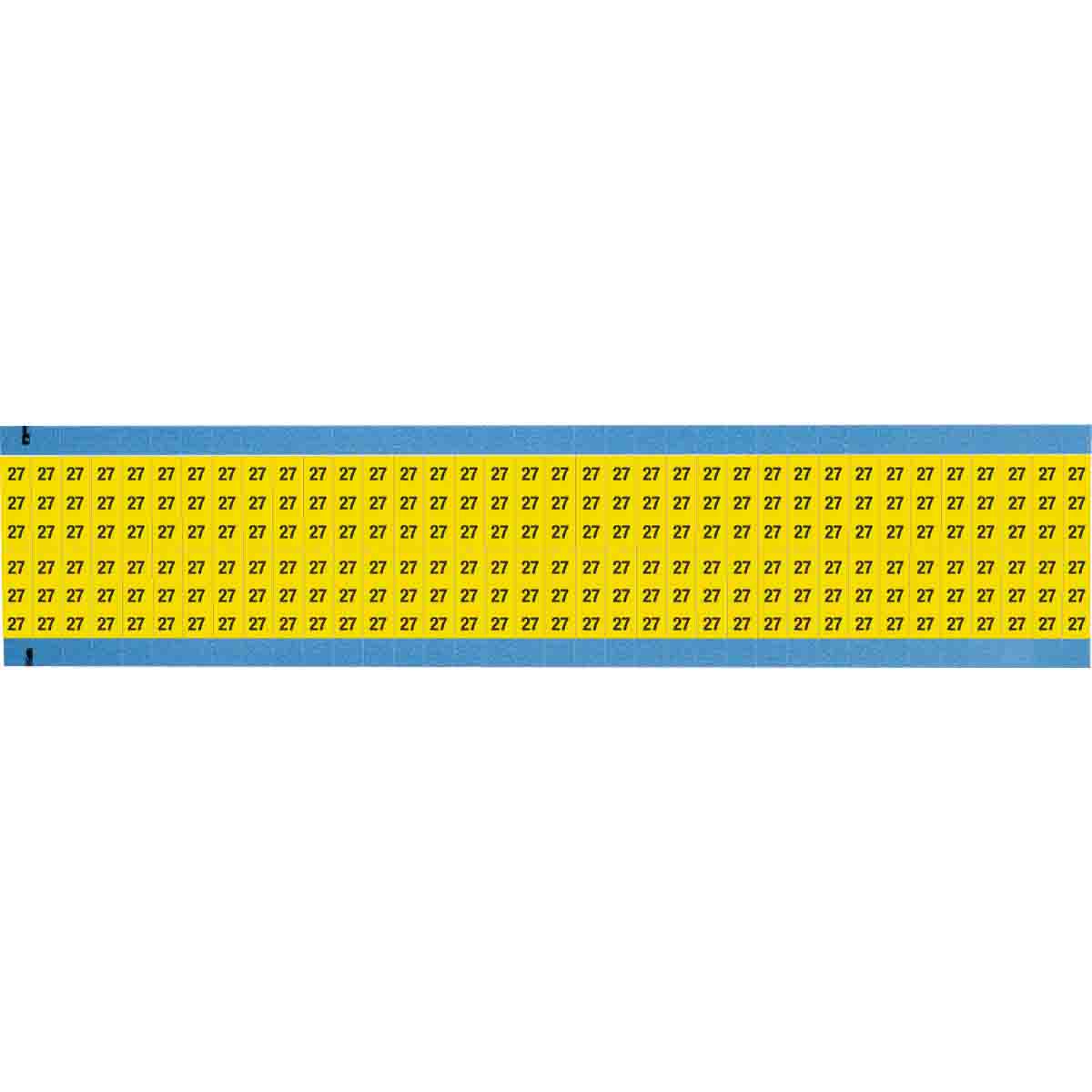 WM-27-YL-SC-PK Wire Marker 0.75in H x 0.25in W, 27