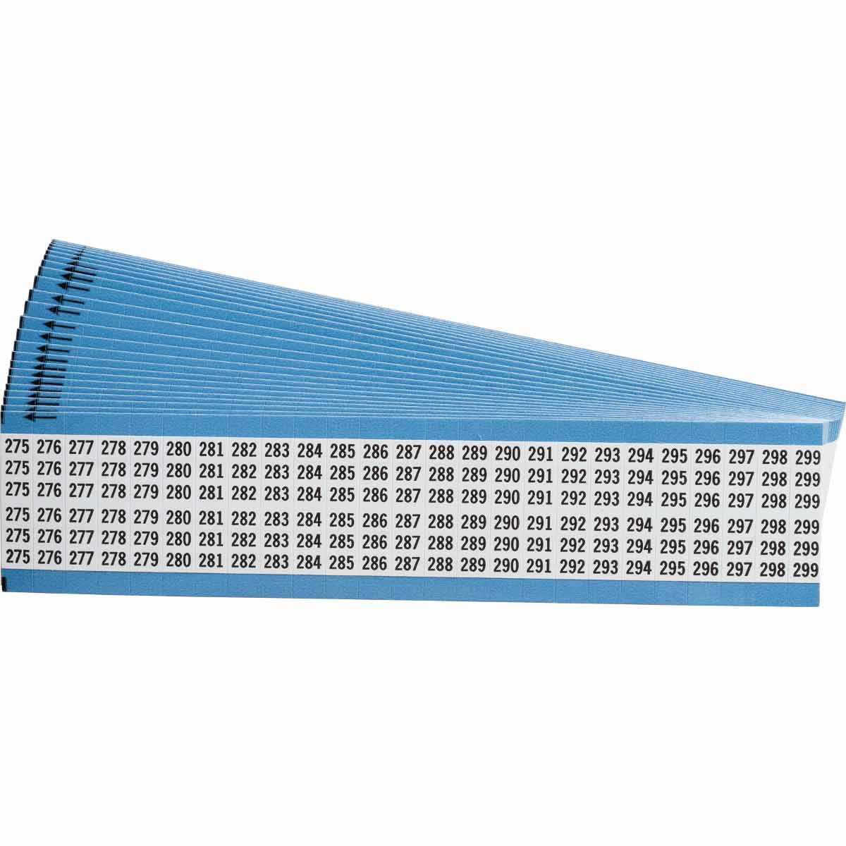 WM-275-299-PK Wire Marker 1.5in H x 0.75in W, 275-299