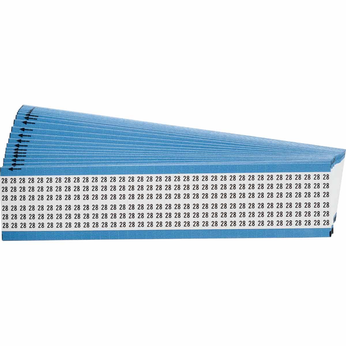 WM-28-PK Wire Marker 1.5in H x 0.25in W, 28