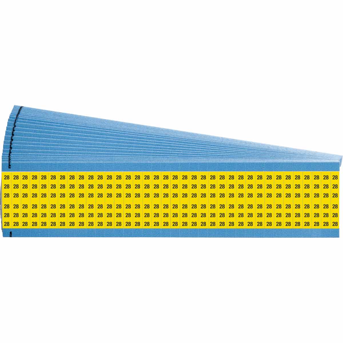 WM-28-YL-PK Wire Marker 1.5in H x 0.25in W, 28