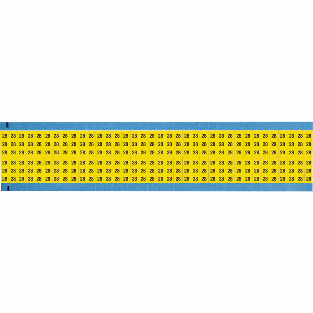 WM-28-YL-SC-PK Wire Marker 0.75in H x 0.25in W, 28
