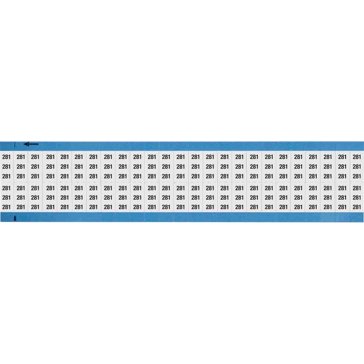 WM-281-SC-PK Wire Marker 0.75in H x 0.36in W, 281