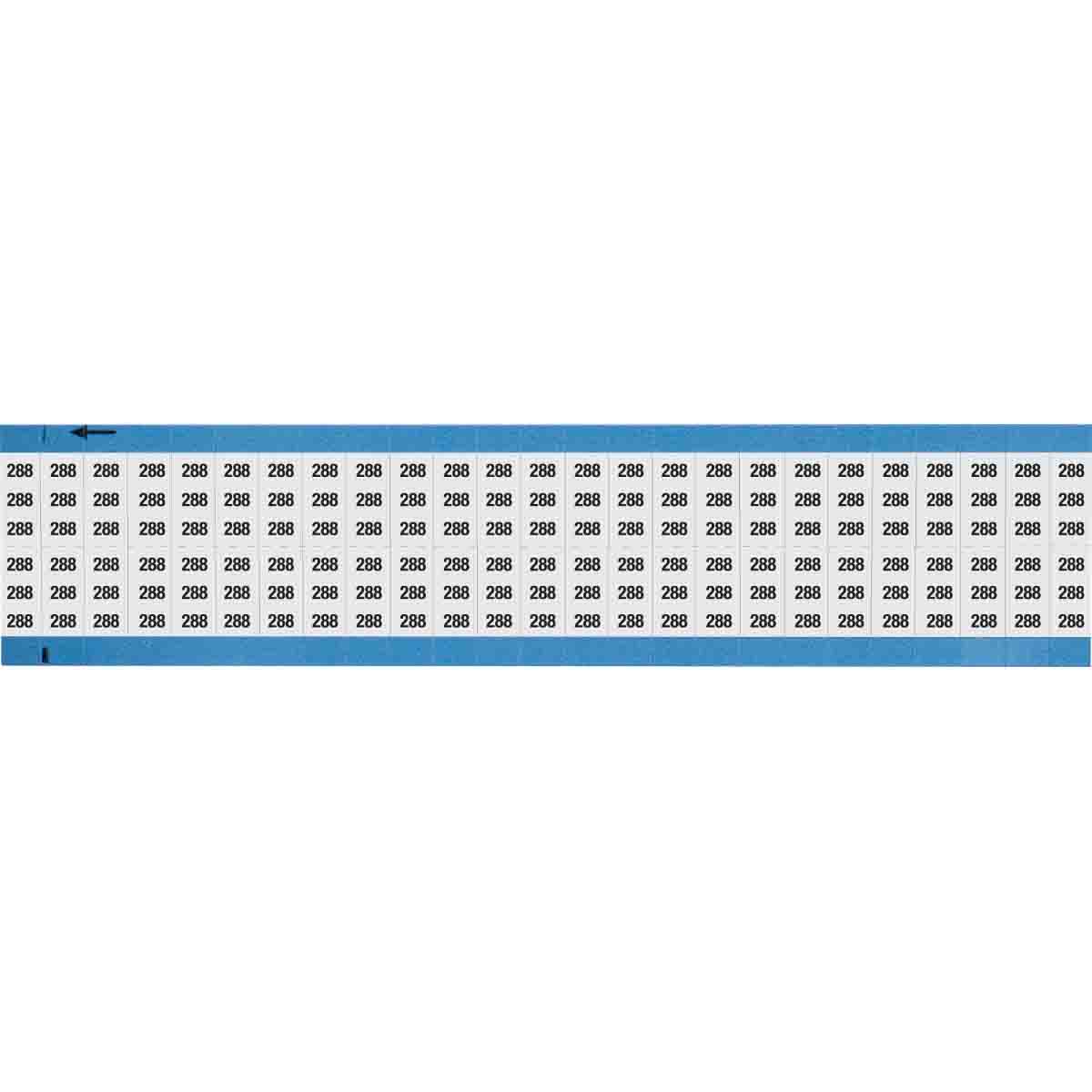WM-288-SC-PK Wire Marker 0.75in H x 0.36in W, 288