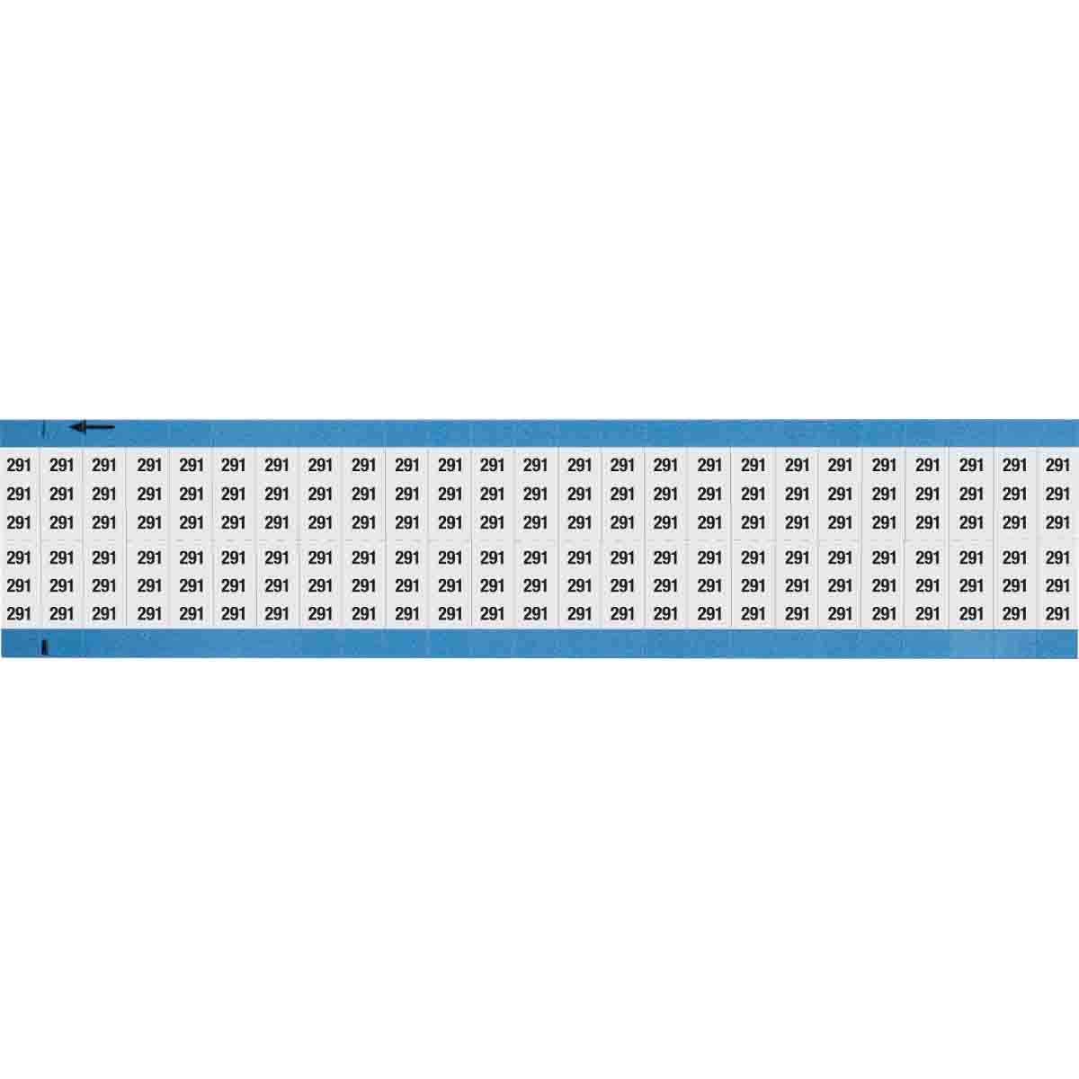 WM-291-SC-PK Wire Marker 0.75in H x 0.36in W, 291