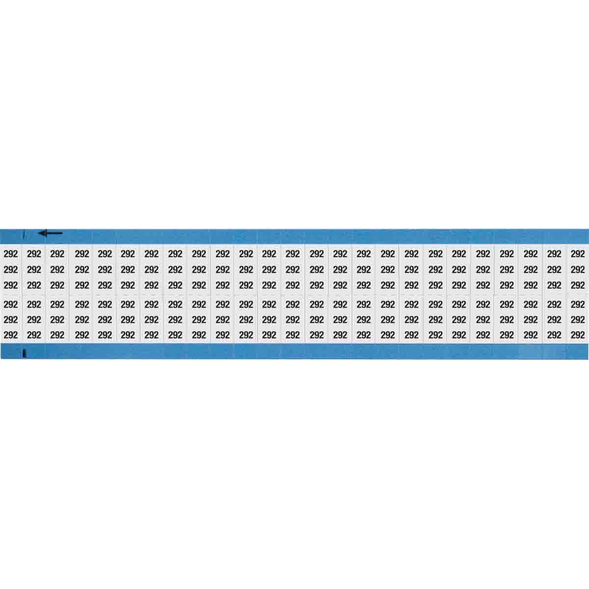 WM-292-SC-PK Wire Marker 0.75in H x 0.36in W, 292