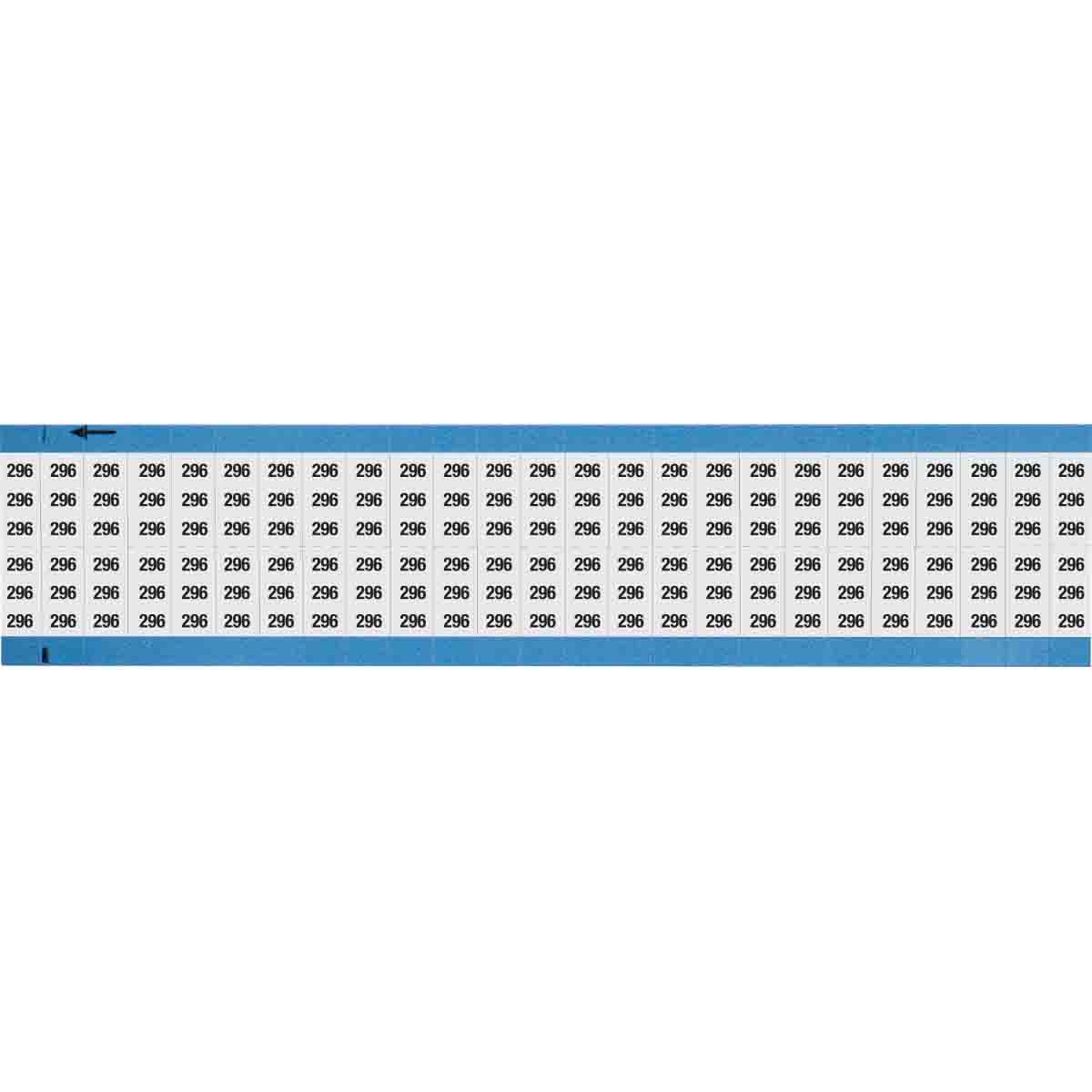 WM-296-SC-PK Wire Marker 0.75in H x 0.36in W, 296