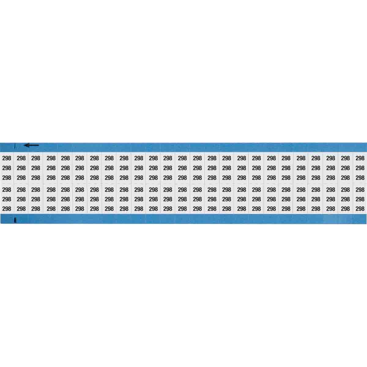 WM-298-SC-PK Wire Marker 0.75in H x 0.36in W, 298
