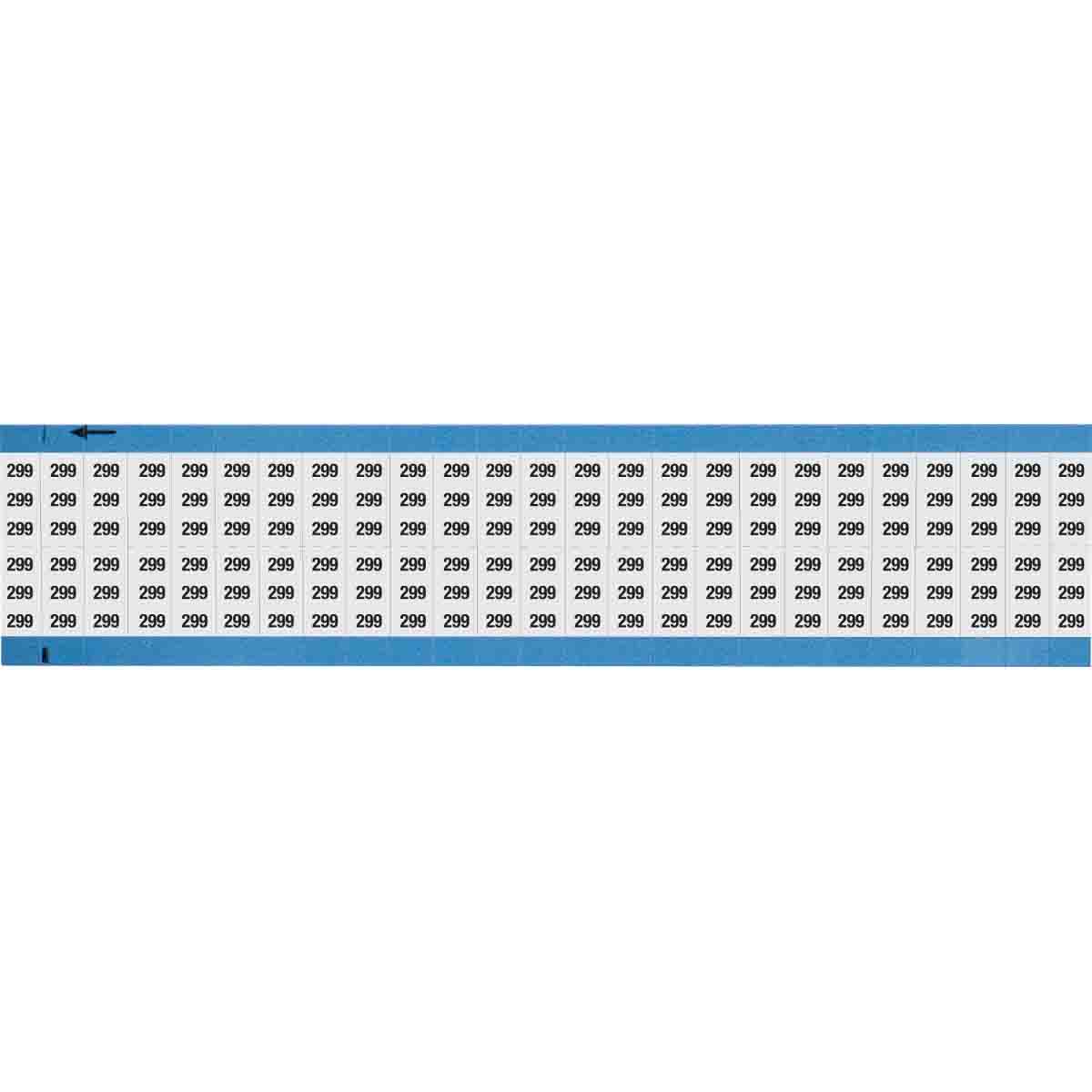 WM-299-SC-PK Wire Marker 0.75in H x 0.36in W, 299