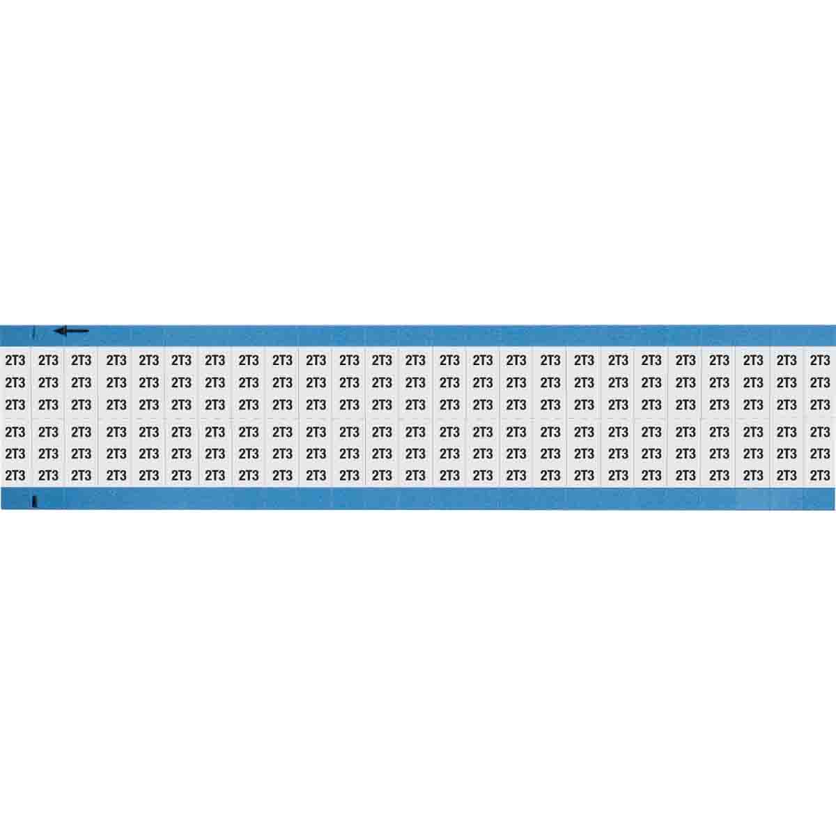 WM-2T3-SC-PK Wire Marker 0.75in H x 0.36in W, 2T3