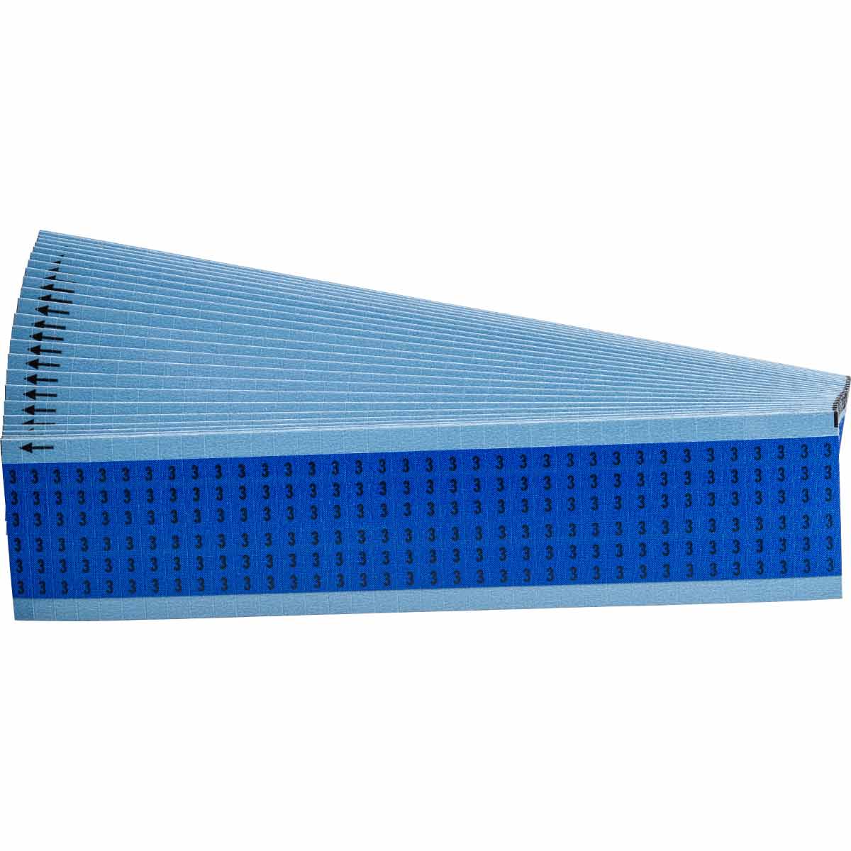 WM-3-BL-PK Wire Marker 1.5in H x 0.25in W, 3