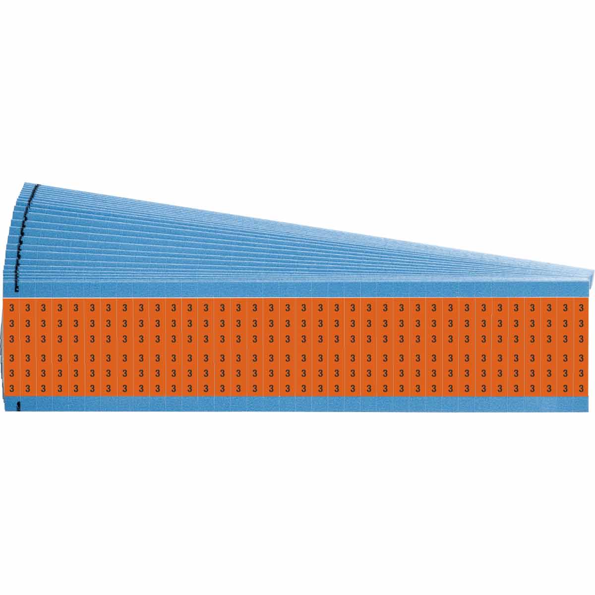 WM-3-OR-PK Wire Marker 1.5in H x 0.25in W, 3