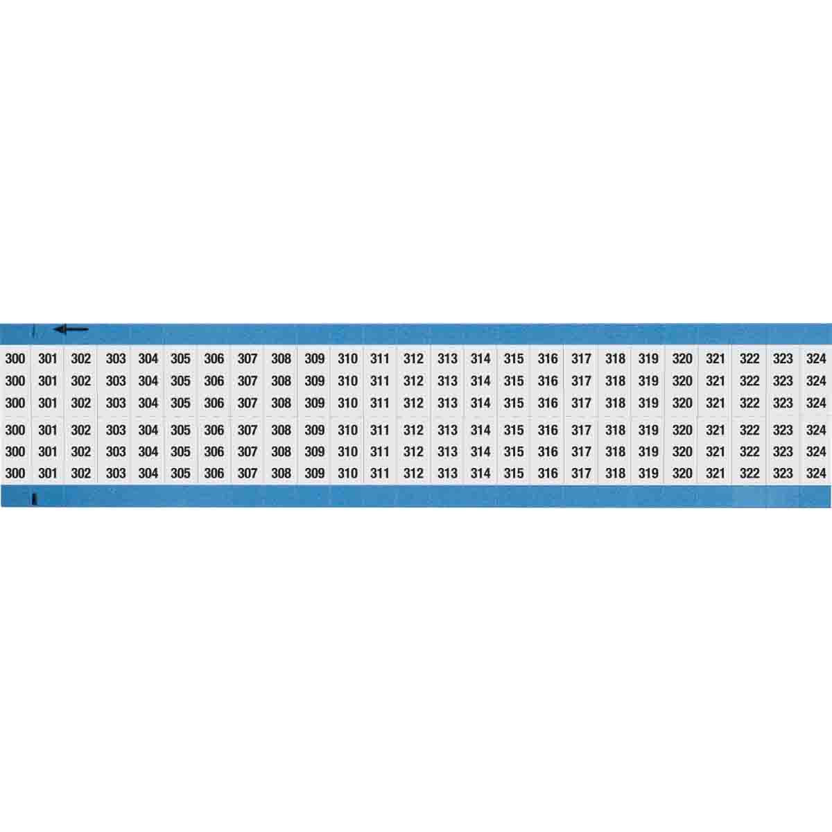 WM-300-324-SC-PK Wire Marker 0.75in H x 0.36in W, 300-324