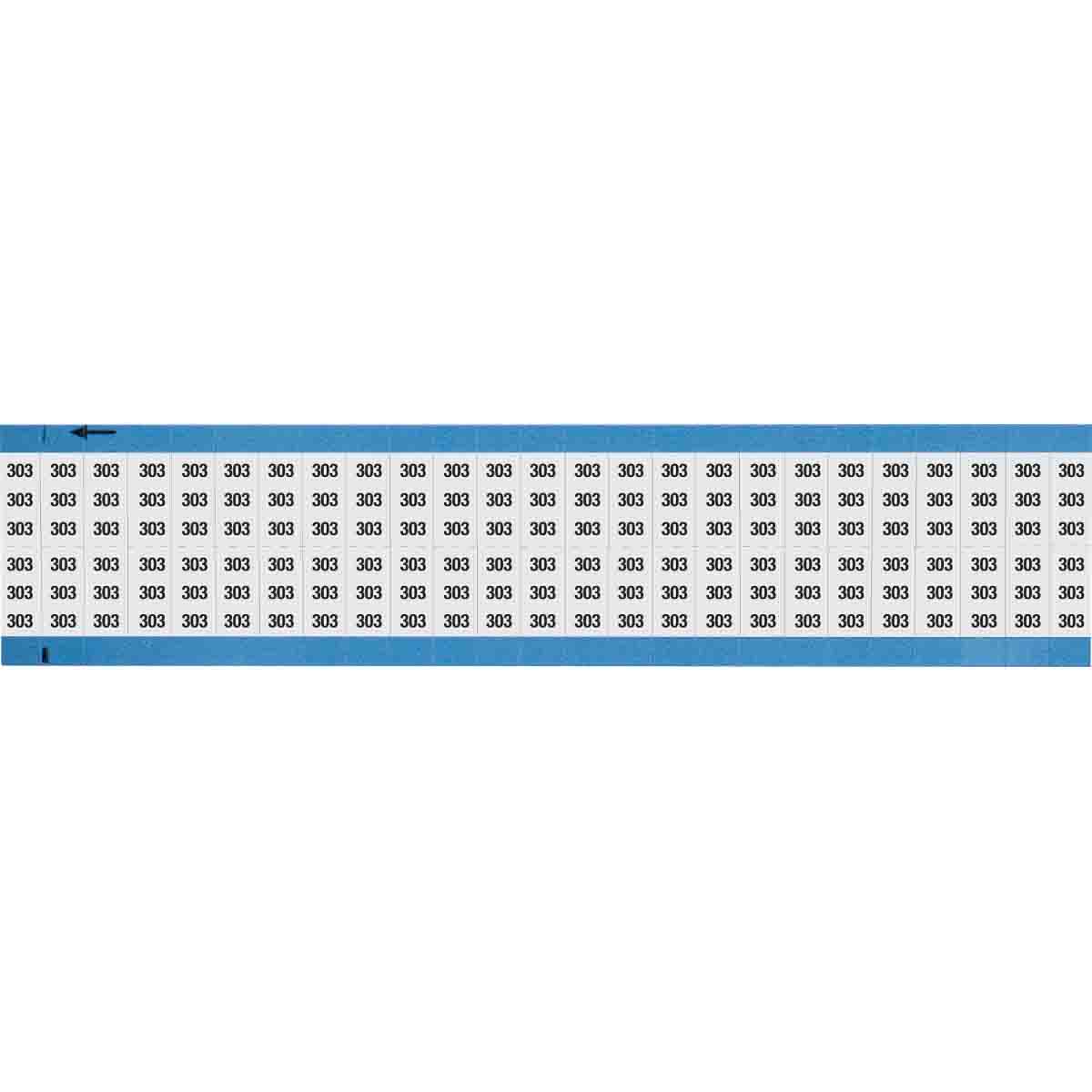 WM-303-SC-PK Wire Marker 0.75in H x 0.36in W, 303