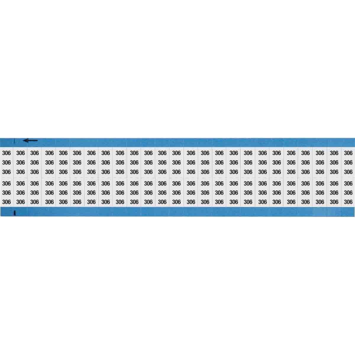WM-306-SC-PK Wire Marker 0.75in H x 0.36in W, 306