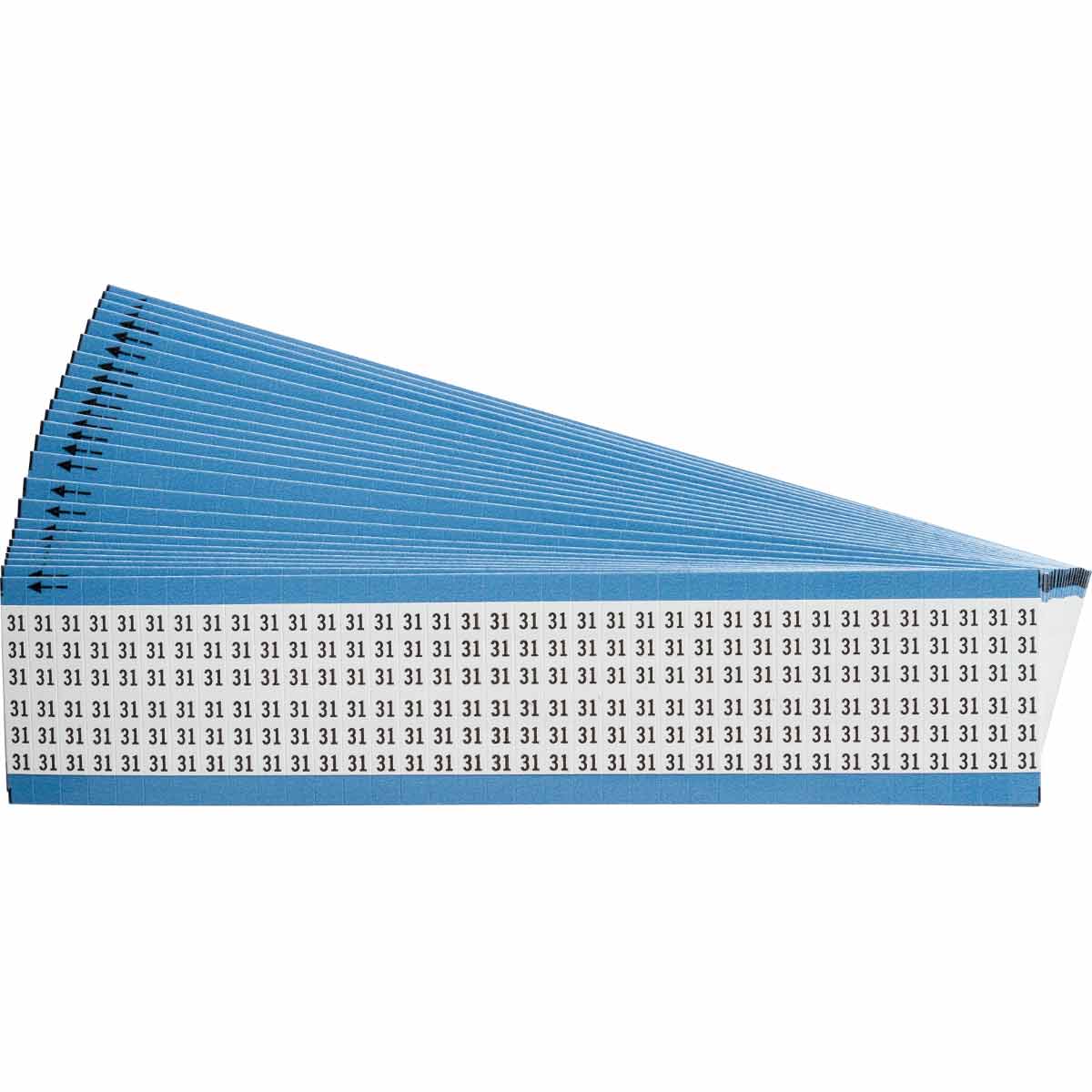 WM-31-PK Wire Marker 1.5in H x 0.25in W, 31