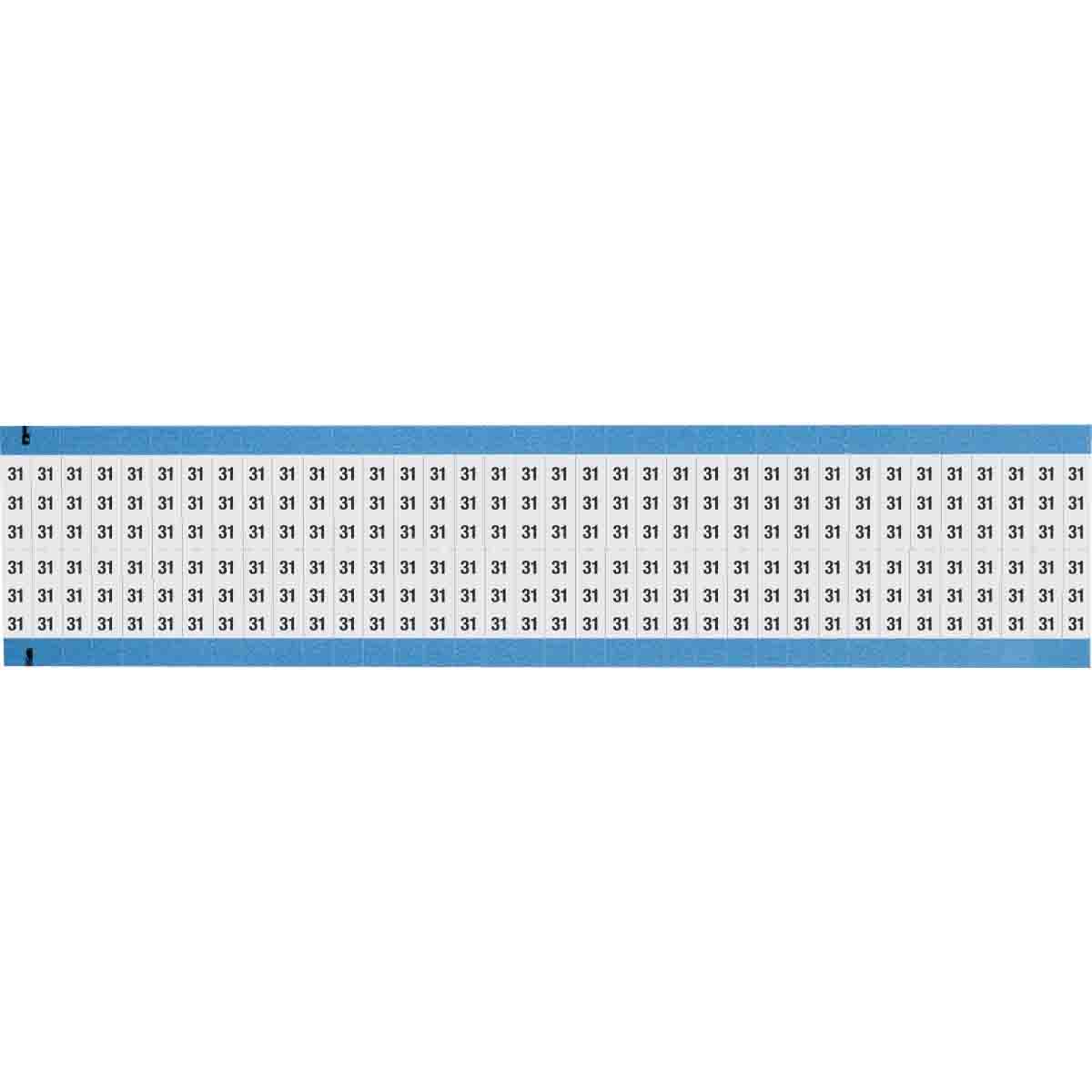 WM-31-SC-PK Wire Marker 0.75in H x 0.25in W, 31