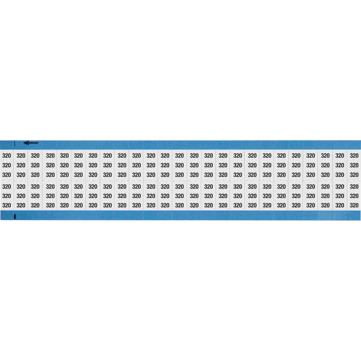 WM-320-SC-PK Wire Marker 0.75in H x 0.36in W, 320