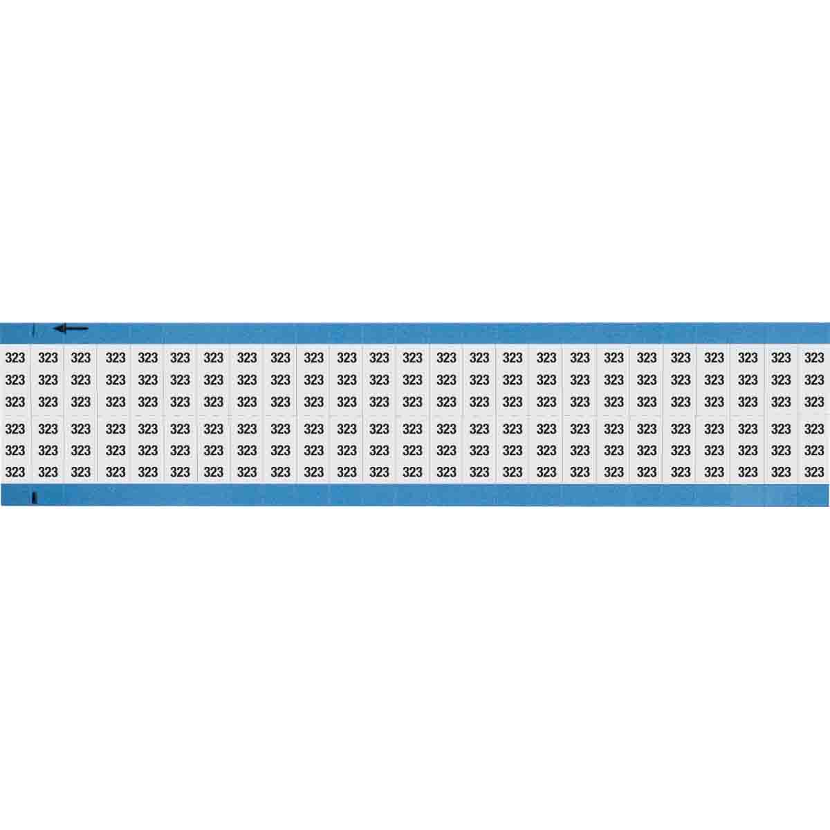 WM-323-SC-PK Wire Marker 0.75in H x 0.36in W, 323