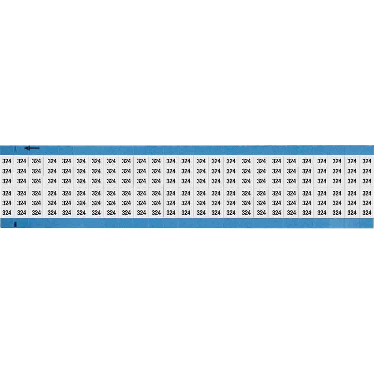 WM-324-SC-PK Wire Marker 0.75in H x 0.36in W, 324