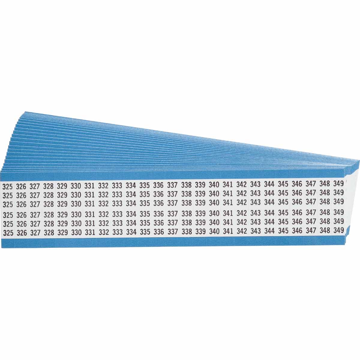 WM-325-349-PK Wire Marker 1.5in H x 0.75in W, 325-349