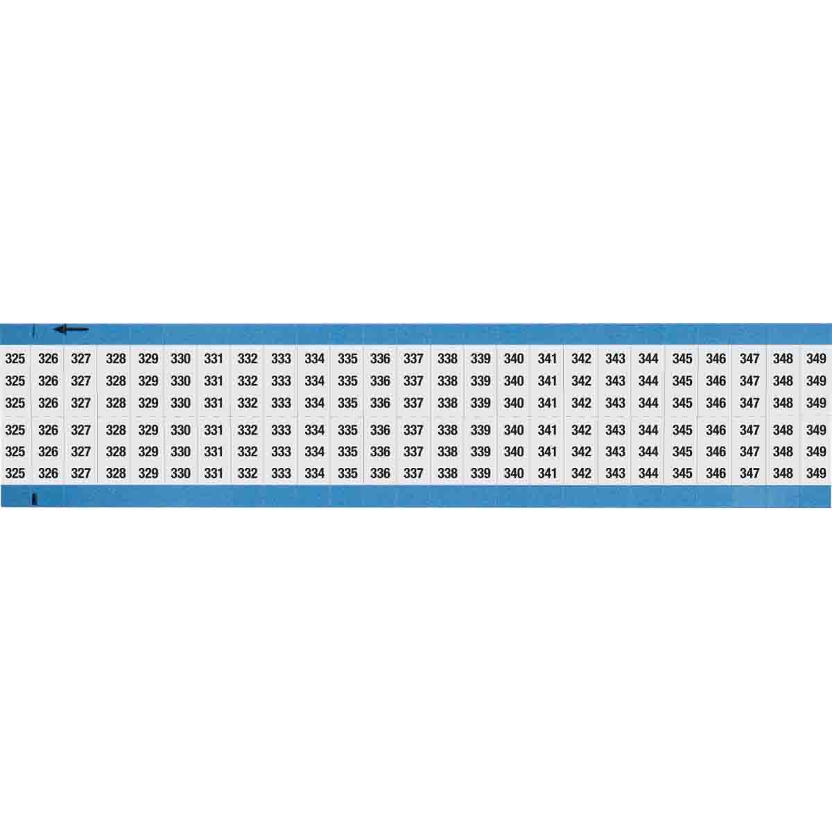 WM-325-349-SC-PK Wire Marker 0.75in H x 0.36in W, 325-349