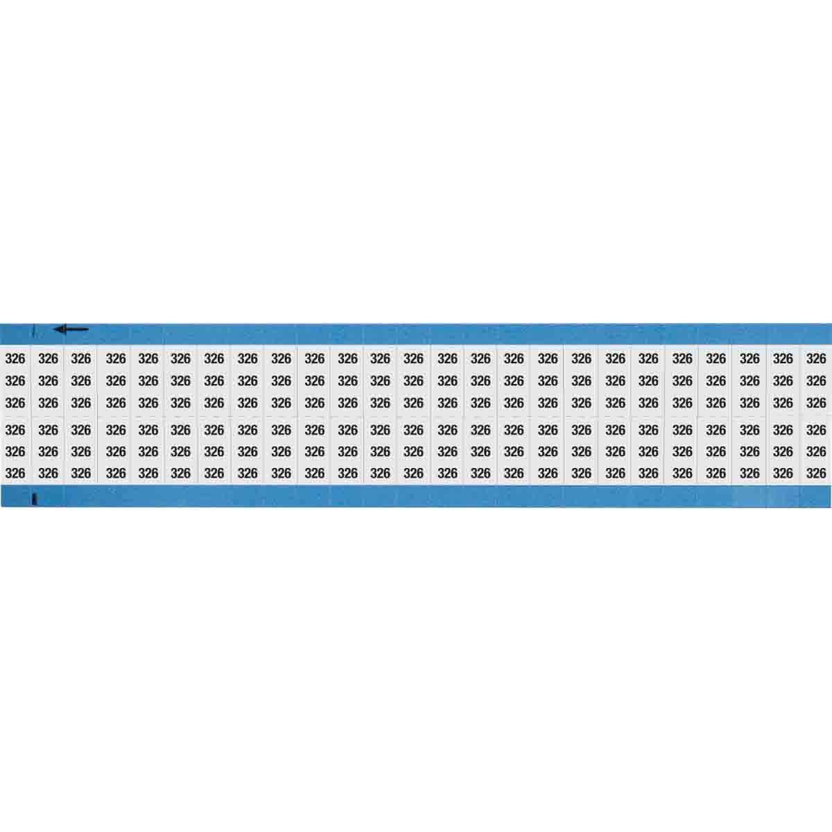 WM-326-SC-PK Wire Marker 0.75in H x 0.36in W, 326