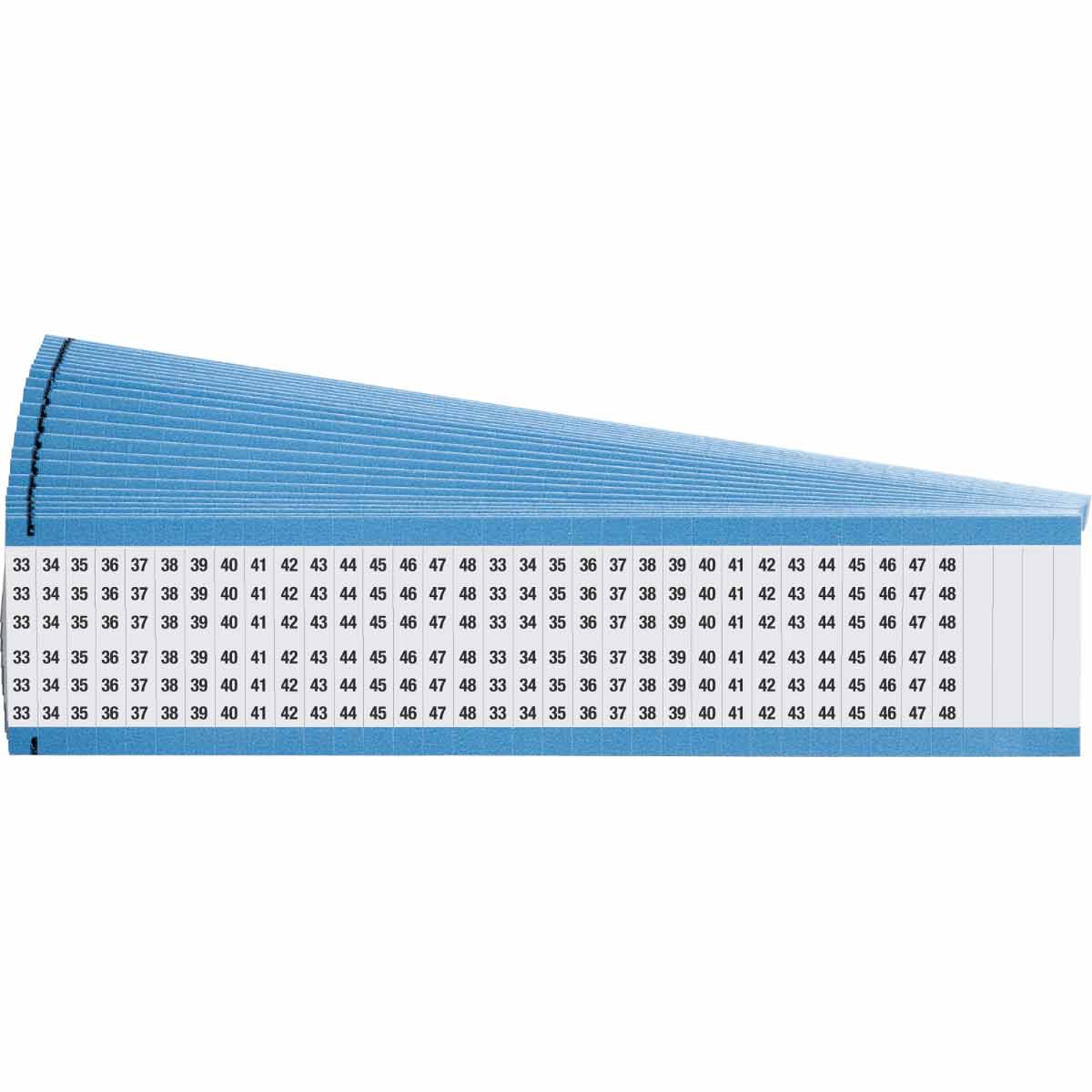 WM-33-48-DC-PK Wire Marker 1.5in H x 0.56in W, 33 to 48