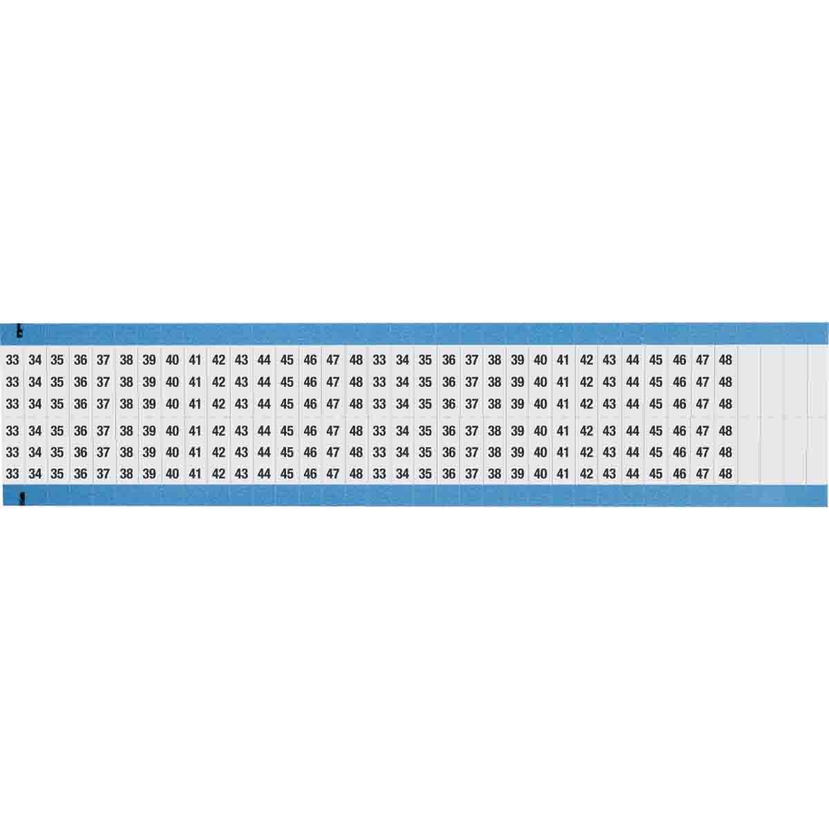 WM-33-48-DC-SC-PK Wire Marker 0.75in H x 0.27in W, 33-48