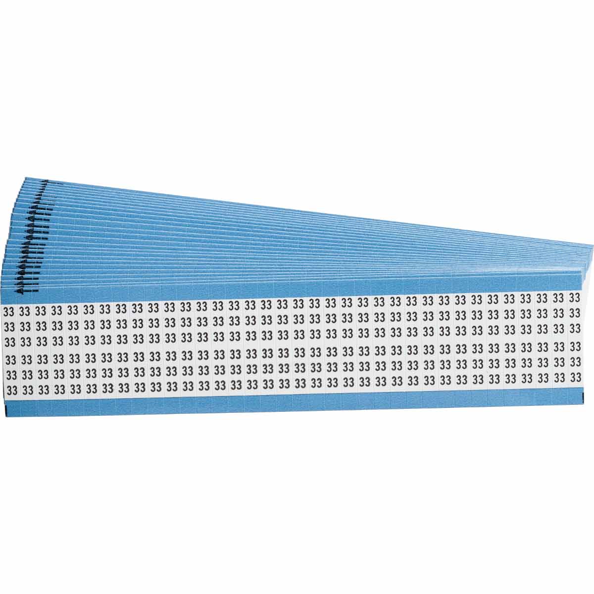 WM-33-PK Wire Marker 1.5in H x 0.25in W, 33
