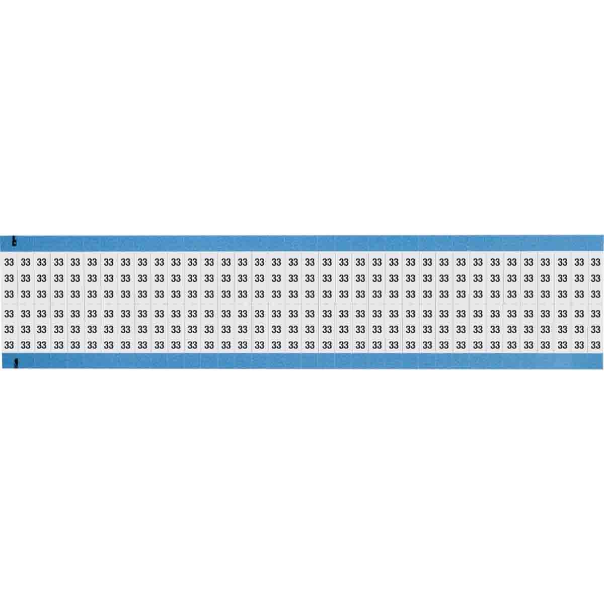 WM-33-SC-PK Wire Marker 0.75in H x 0.25in W, 33