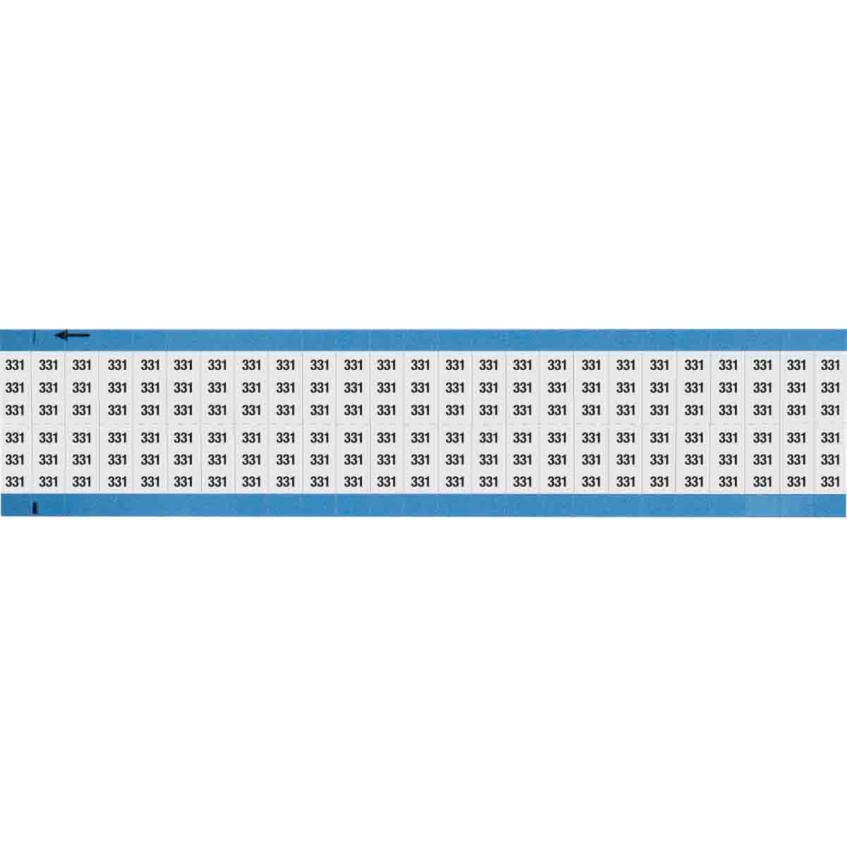 WM-331-SC-PK Wire Marker 0.75in H x 0.36in W, 331