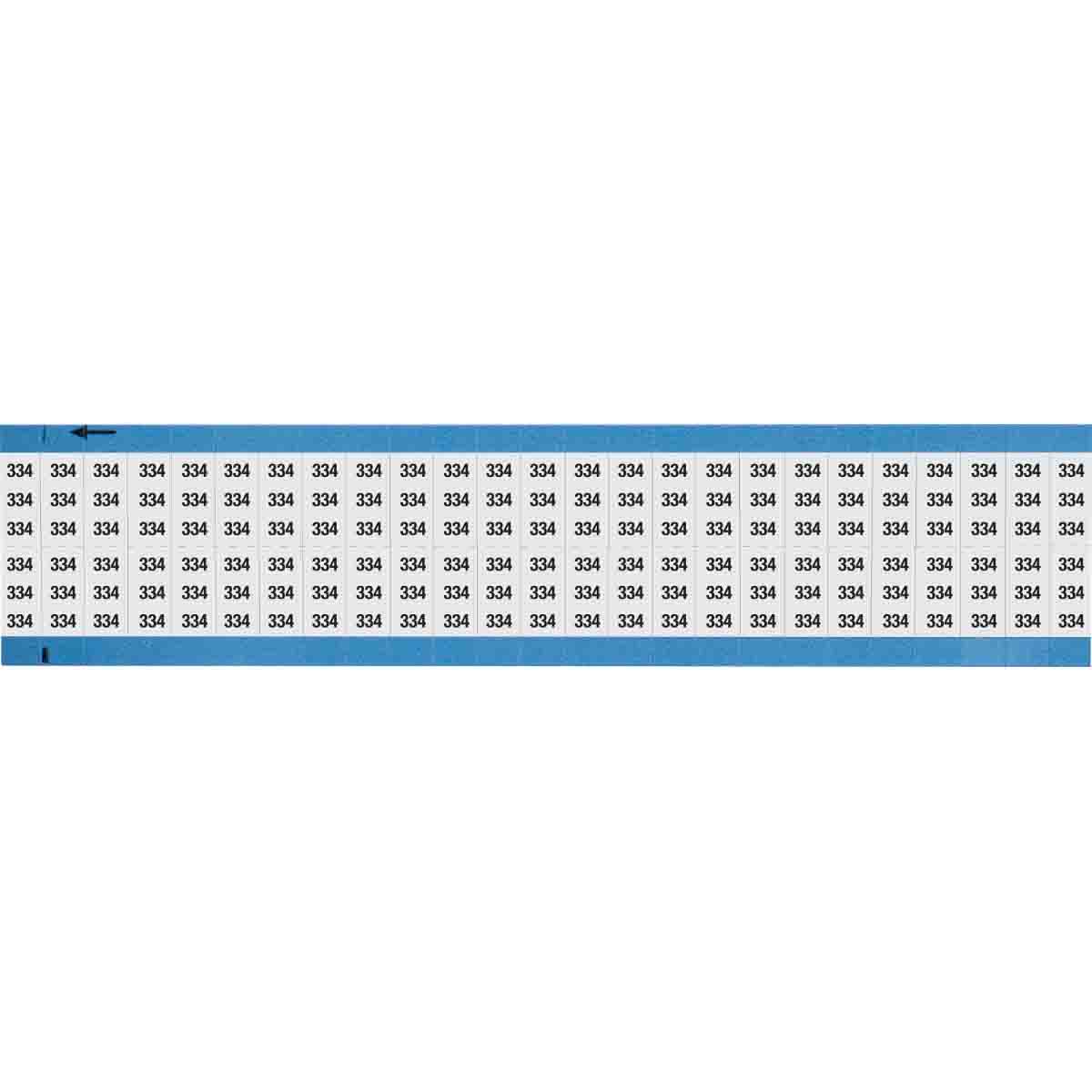 WM-334-SC-PK Wire Marker 0.75in H x 0.36in W, 334